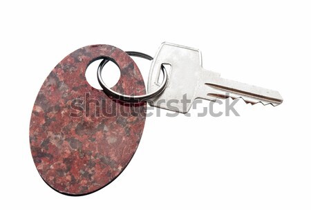 key with a blank tag on a white background Stock photo © inxti