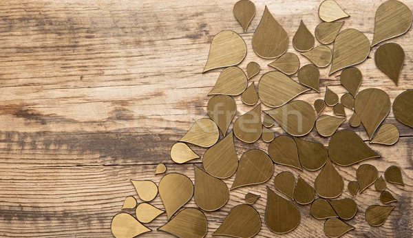 Altın soyut damla kart temizlemek Noel Stok fotoğraf © inxti