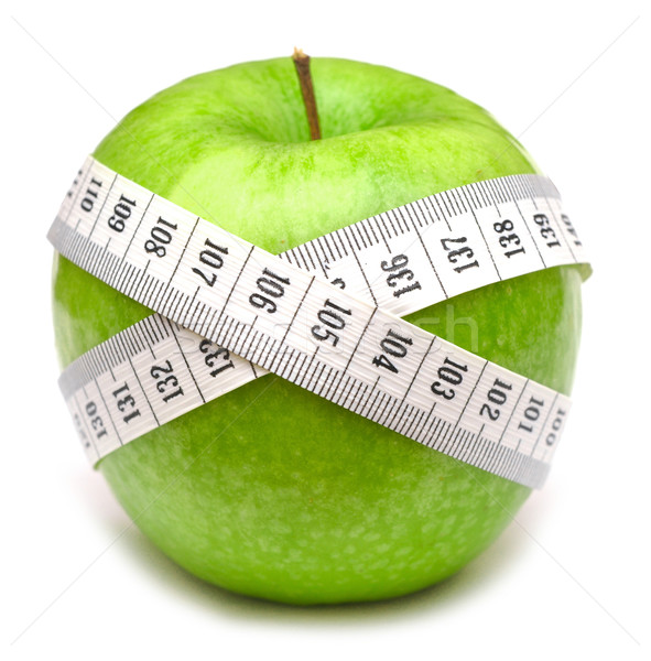 Green apples measured the meter Stock photo © inxti