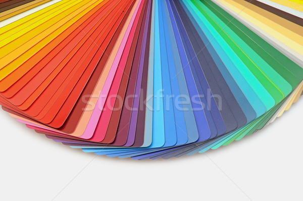 Color palette guide for printing industry isolated Stock photo © inxti