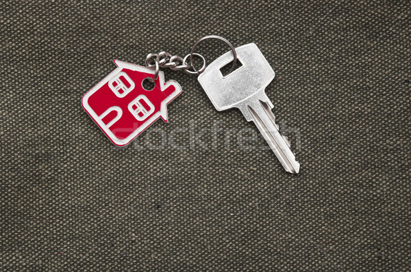 Symbol of the house with silver key  Stock photo © inxti