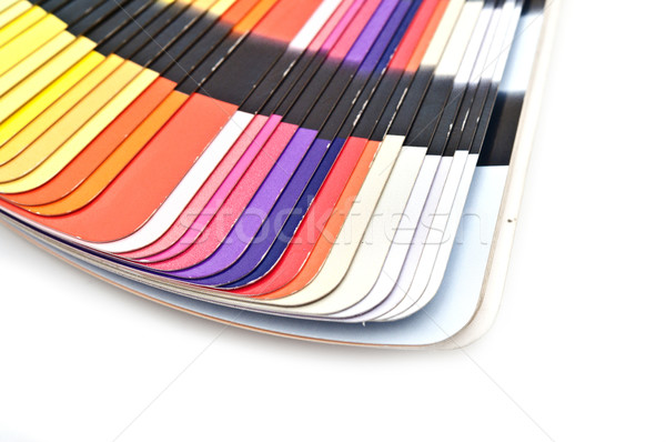 Foto stock: Color · orientar · espectro · arco · iris · blanco