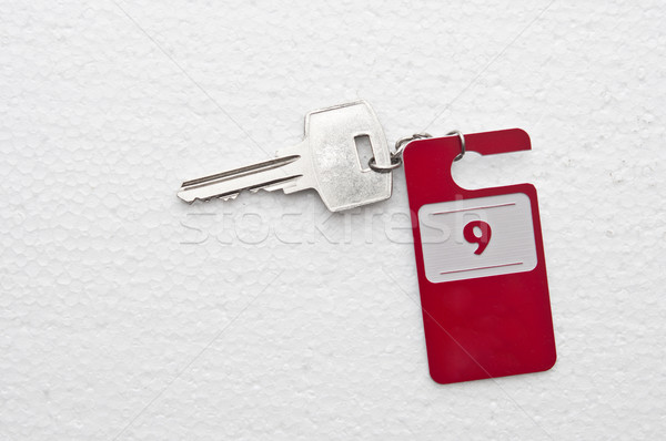 Hotel suite key with room number 9  Stock photo © inxti
