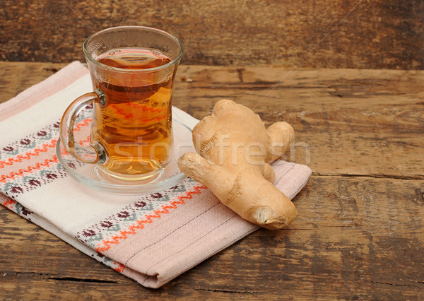 cup of ginger tea - food and drink  Stock photo © inxti