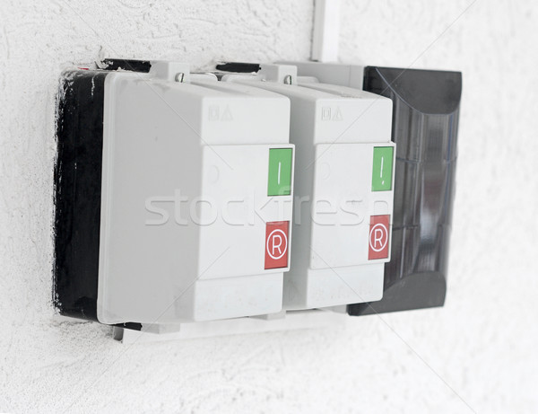 Electric control panel.  Stock photo © inxti