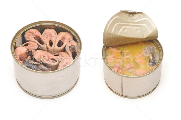 Canned fish Stock photo © inxti