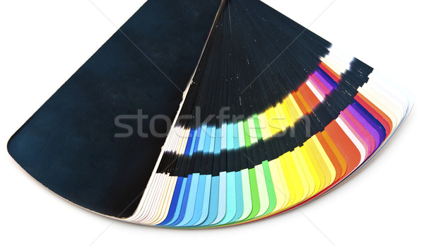 Farbe führen Spektrum Proben Regenbogen weiß Stock foto © inxti