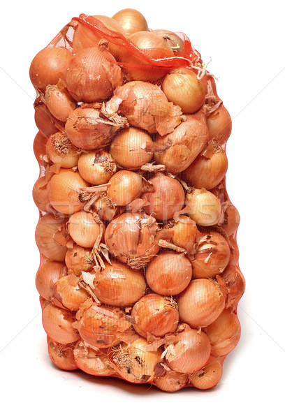Onions in a fishnet.  Stock photo © inxti
