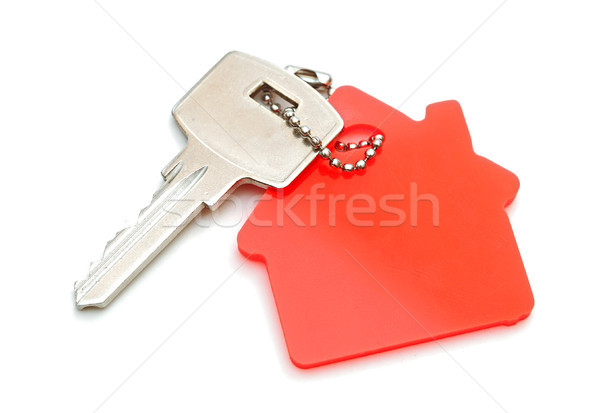 House shaped keychain isolated on white background  Stock photo © inxti