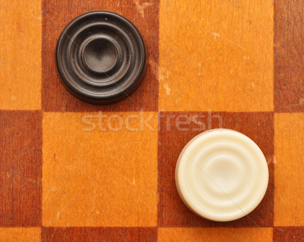 Checkers on board  Stock photo © inxti