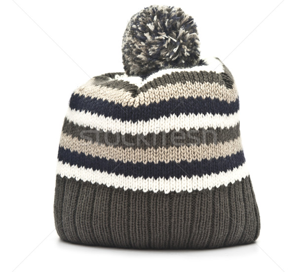 Wool hat on white background Stock photo © inxti