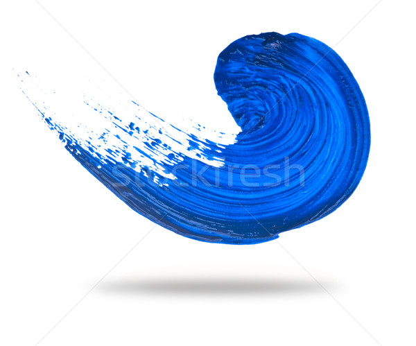 Abstrakten blau Welle Pinsel Wasser Textur Stock foto © inxti