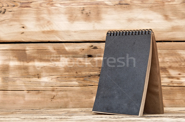 Escritorio calendario mesa de madera negocios madera reunión Foto stock © inxti