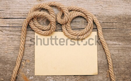 ropes with a canvas of burlap Stock photo © inxti