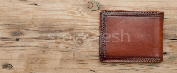 Stock foto: Geldbörse · Holz · Hintergrund · Warenkorb · Finanzierung · Farbe