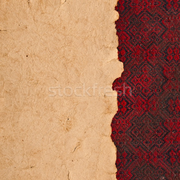 Régi papír keret koszos fa absztrakt háttér Stock fotó © inxti