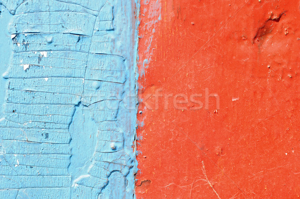 red and blue grunge wood  Stock photo © inxti