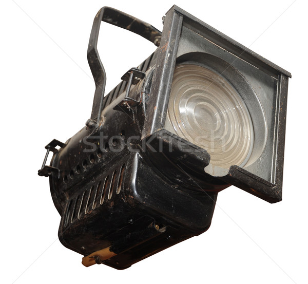 Vintage Spotlight isolé blanche design lampe [[stock_photo]] © inxti