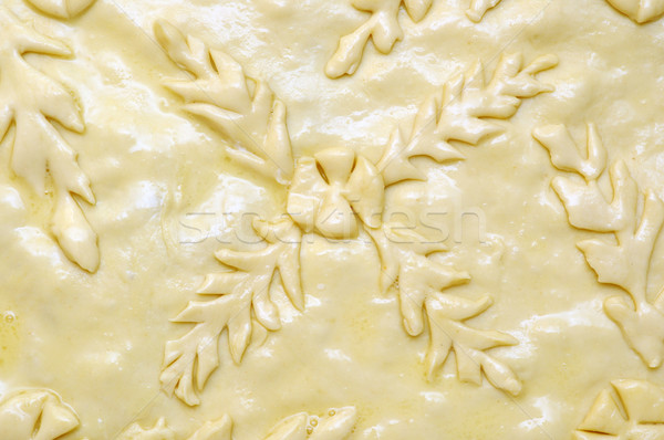 raw pie dough crust  Stock photo © inxti