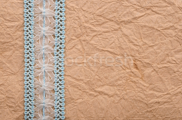 old paper background with beutiful ribbon Stock photo © inxti