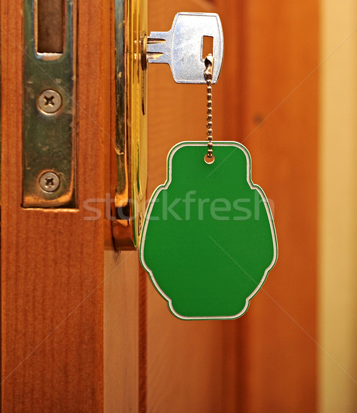 關鍵 鎖孔 標籤 房子 設計 家 商業照片 © inxti