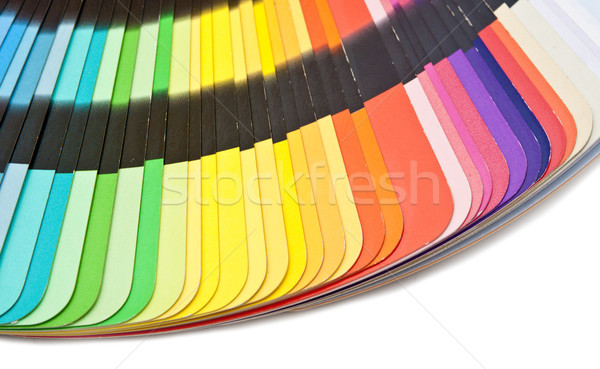 Couleur guider Rainbow blanche [[stock_photo]] © inxti