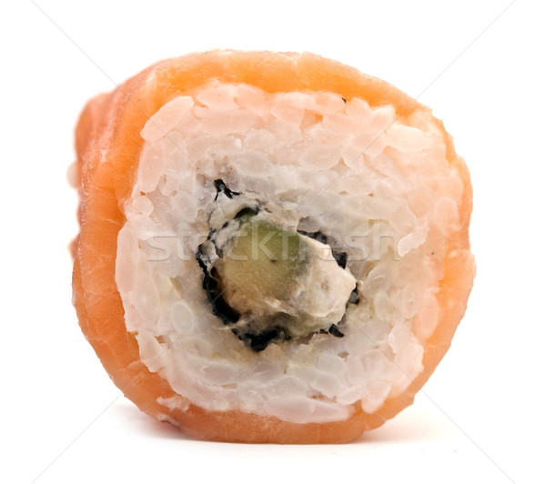 traditional fresh japanese sushi rolls on a white background  Stock photo © inxti