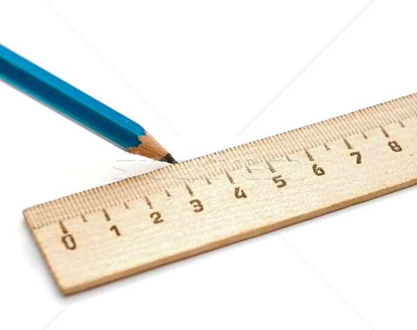 Stockfoto: Potlood · witte · textuur · hout · achtergrond · onderwijs