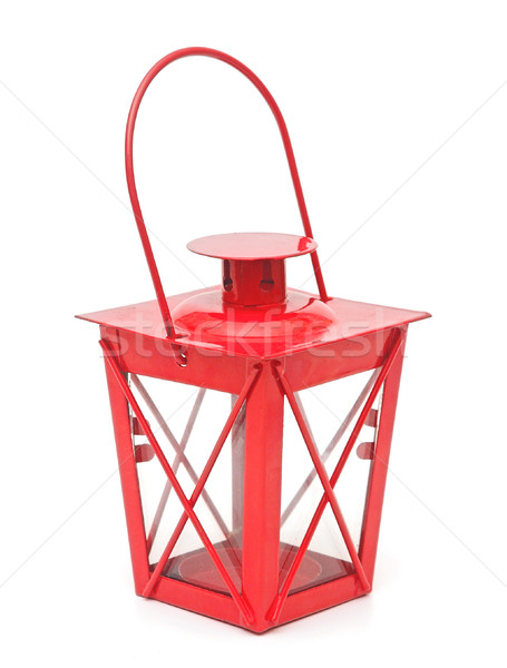 christmas lantern on white background  Stock photo © inxti