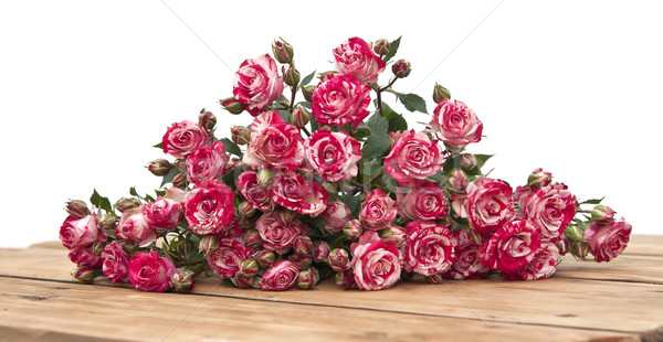 bouquet of roses on wooden table  Stock photo © inxti