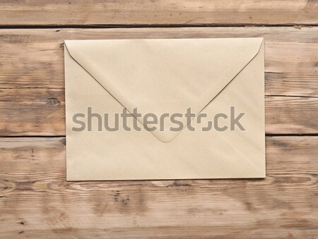 Old wooden frame on the grunge brick wall Stock photo © inxti