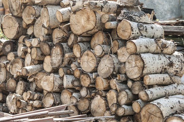 fire wood, log, billet  Stock photo © inxti
