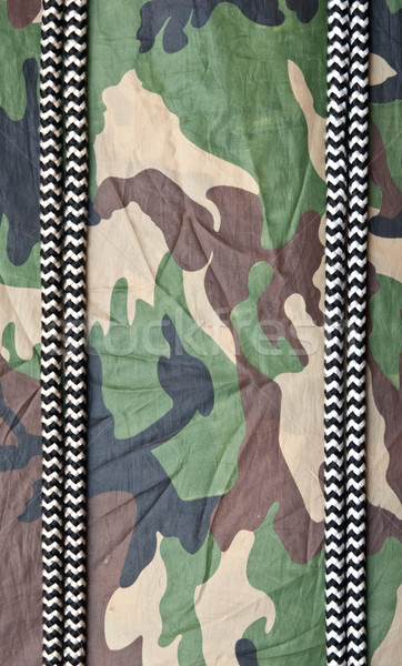 marine ropes on background of green camo Stock photo © inxti