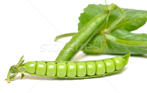 Fresh green peas Stock photo © inxti