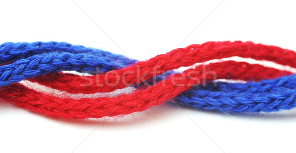 red and blue synthetic ropes  Stock photo © inxti