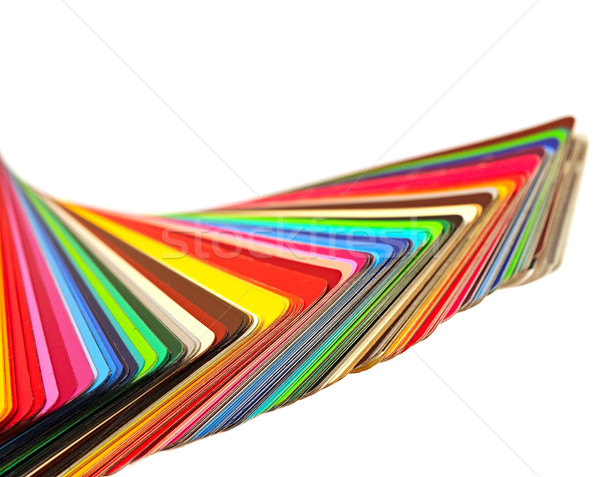 Color orientar espectro arco iris blanco Foto stock © inxti