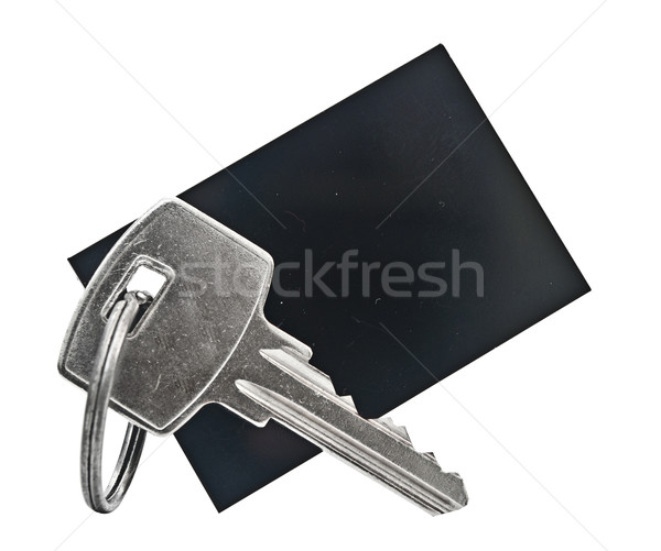 Tag Schlüssel isoliert weiß Business Sicherheit Stock foto © inxti