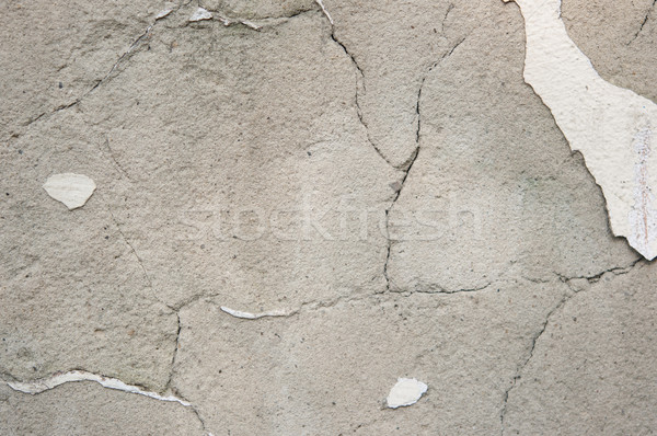 Fehér fal repedések textúra épület absztrakt Stock fotó © inxti