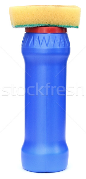 Blue plastic bottle on a white background  Stock photo © inxti