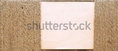 parchment paper and old ropes. space for your text Stock photo © inxti