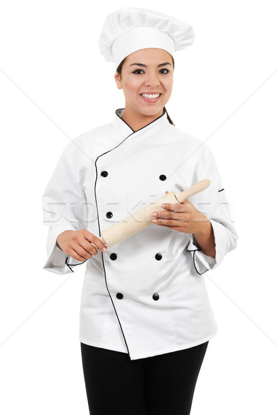 Female Chef Stock photo © iodrakon
