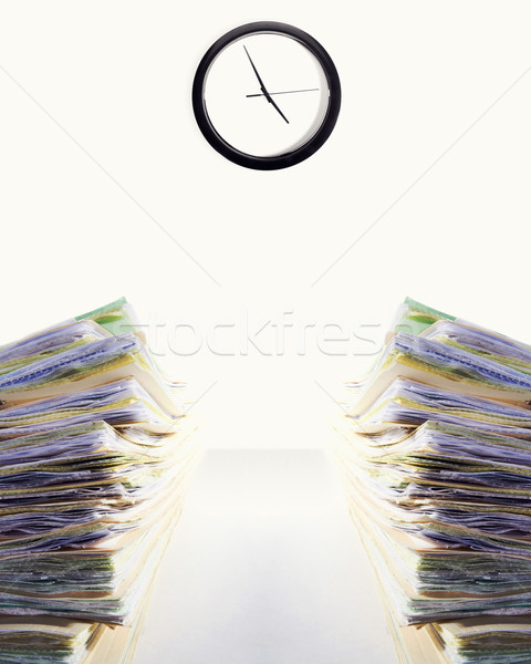 Não estoque imagem dois papelada secretária Foto stock © iodrakon