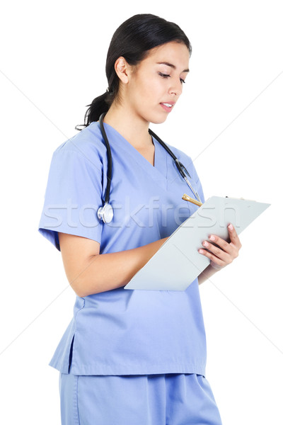 Female healthcare worker Stock photo © iodrakon