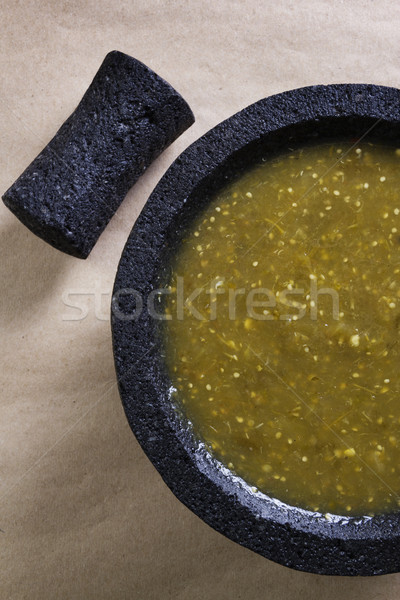 Salsa verde Stock photo © iodrakon