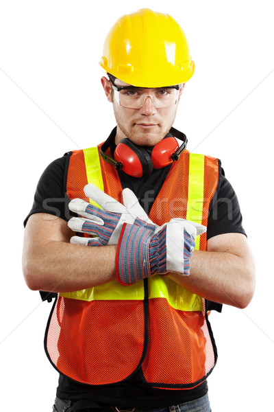 Construction Worker Stock photo © iodrakon