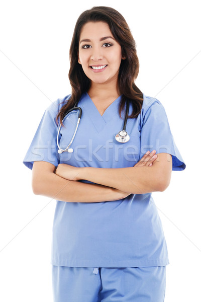 Female healthcare worker Stock photo © iodrakon