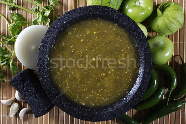 Salsa verde Stock photo © iodrakon