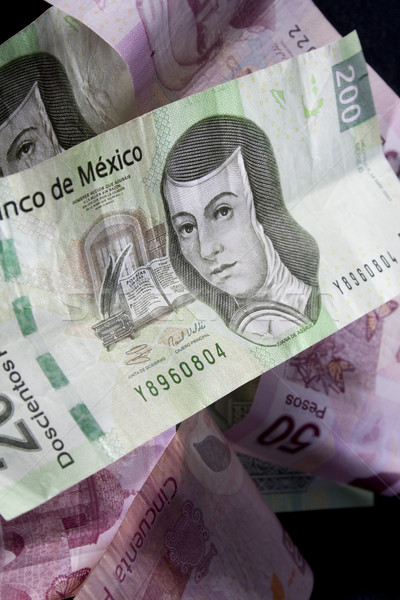 Mexican soldi shot valuta nero Foto d'archivio © iodrakon