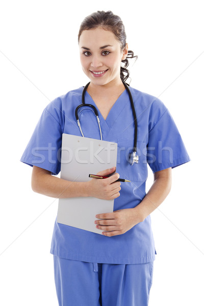 Female medical worker Stock photo © iodrakon
