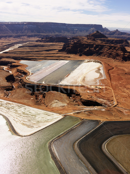 Tailings pond in rural Utah. Stock photo © iofoto